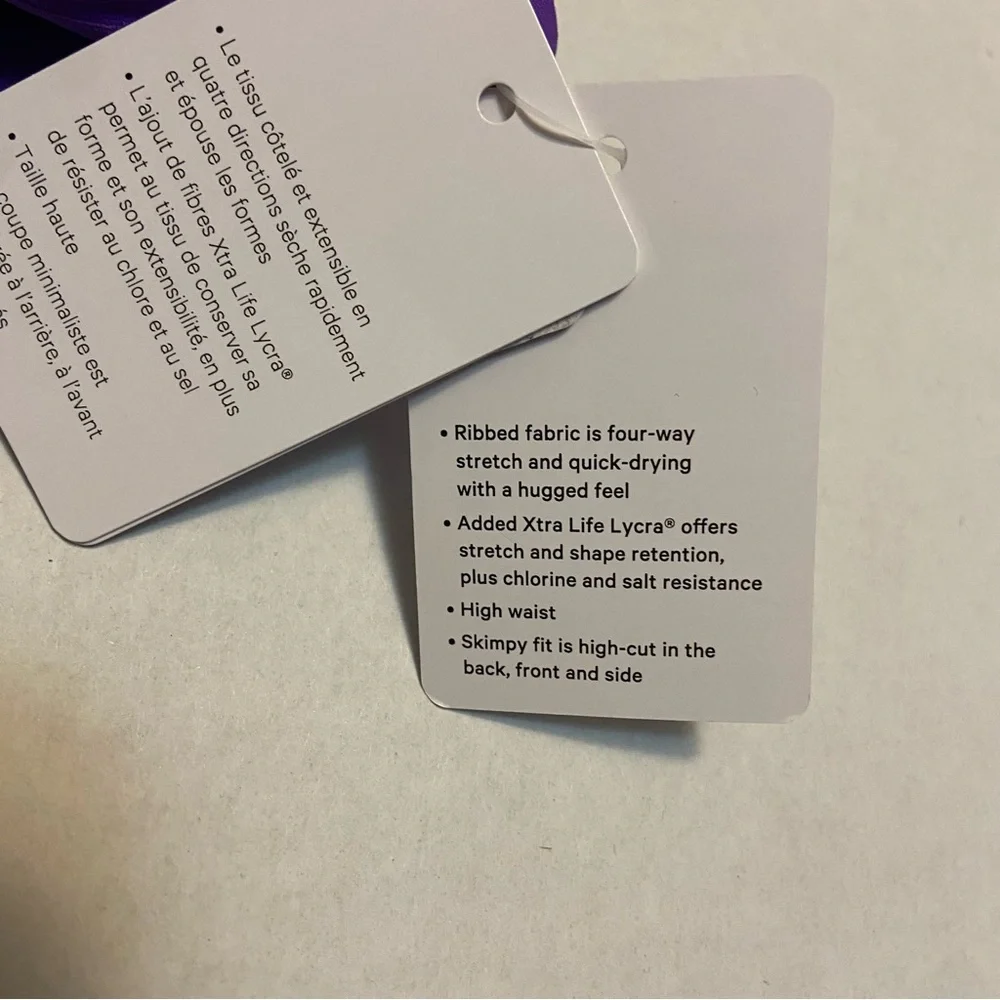 Lululemon Purple Bikini Bottom - Picture 5 of 9
